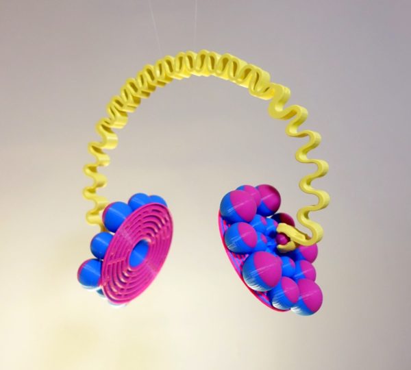 EARPHONES color Yellow - Pink - Blue